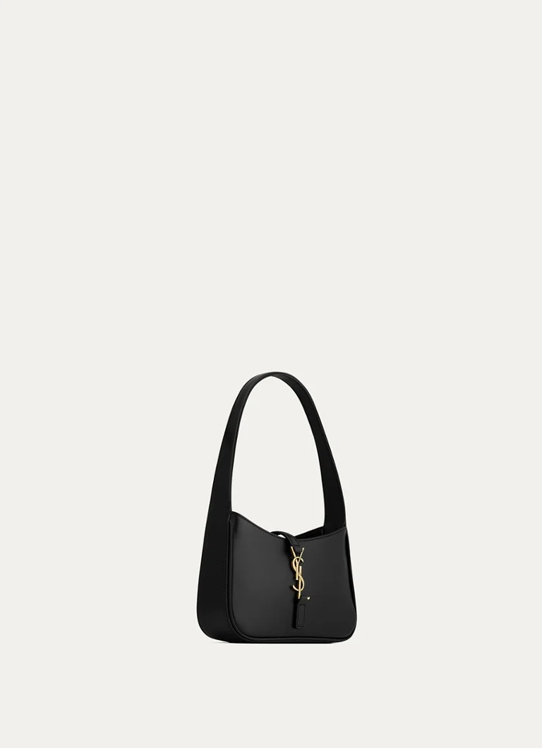 Geantă de umăr Saint Laurent Le 5 à 7 Mini Hobo din piele de vițel