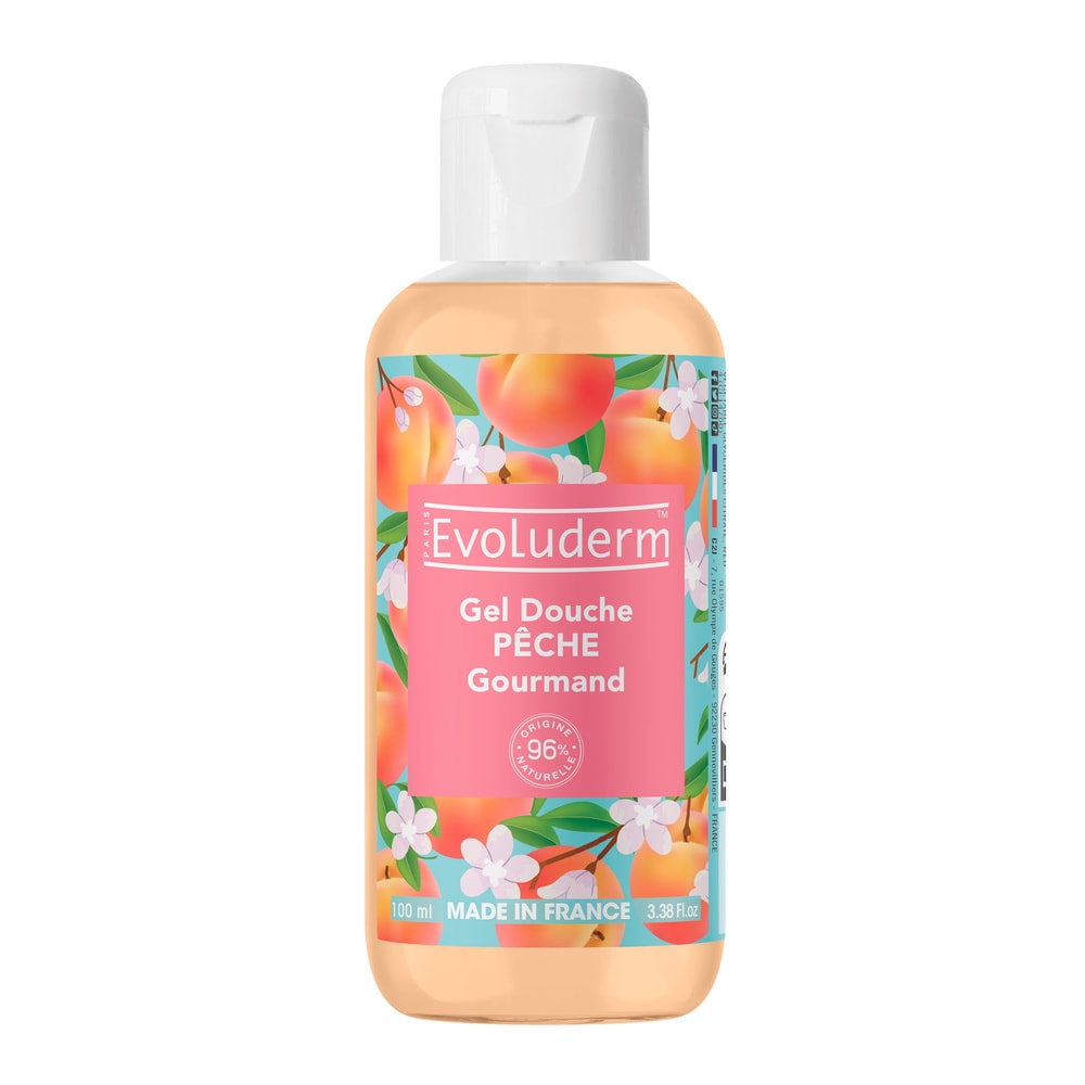 evoluderm Pêche Gourmand Gel douche Pêche Gourmand - 100 ml