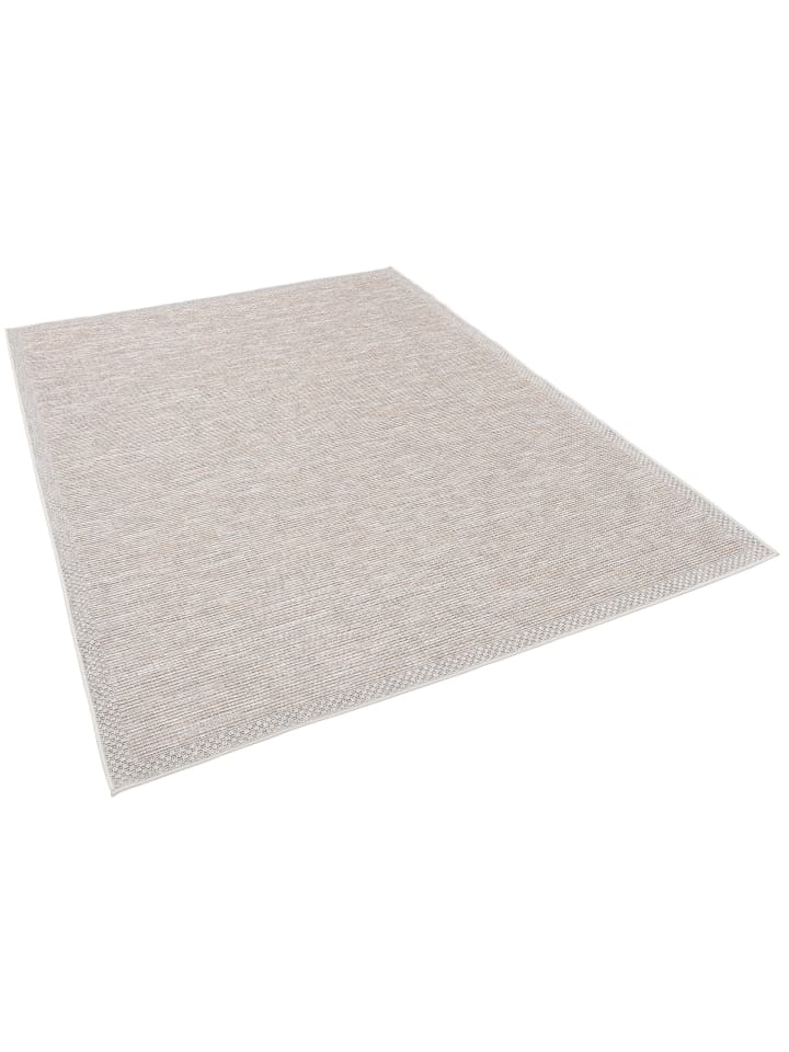 Pergamon In & Outdoor Teppich Flachgewebe Ottawa Mix in Silber günstig kaufen