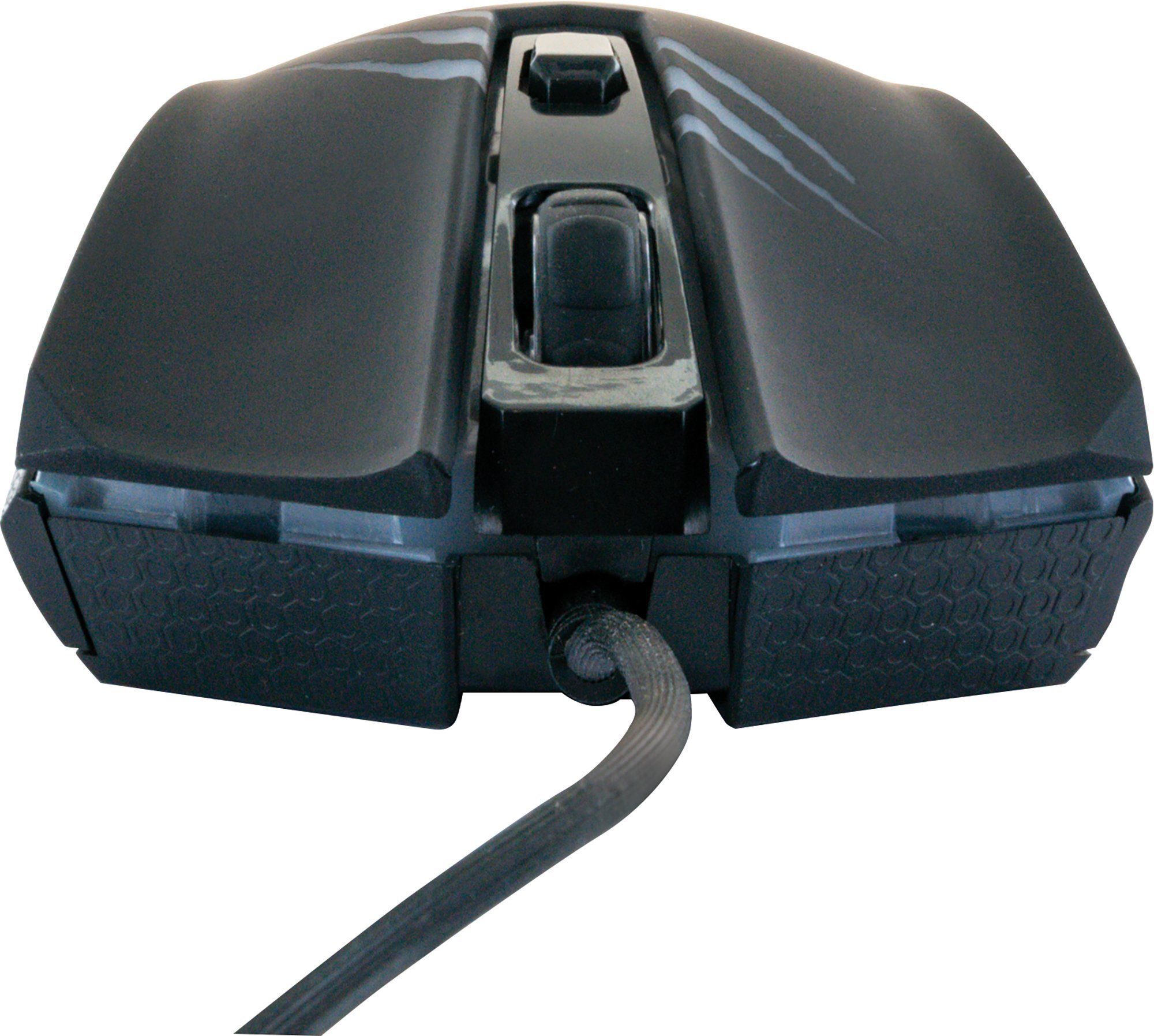 Schwaiger GM3000 Gaming-Maus (kabelgebunden, farbwechselnde Hindergrundbeleuchtung)