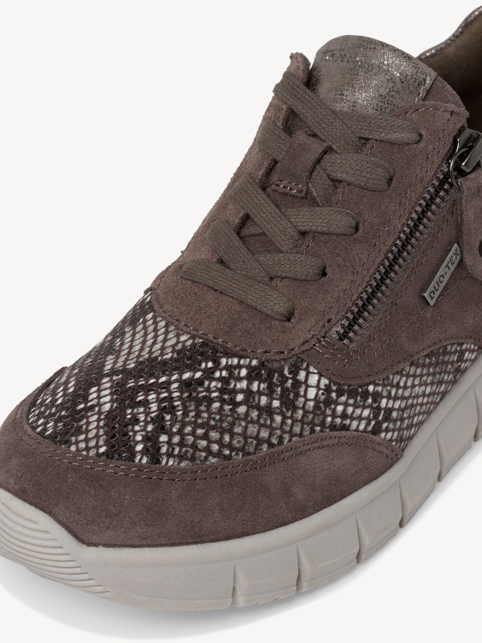 Derbie en cuir - gris