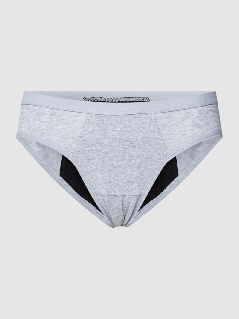 Slip mit elastischerm Bund Modell 'Classic' in mittelgrau