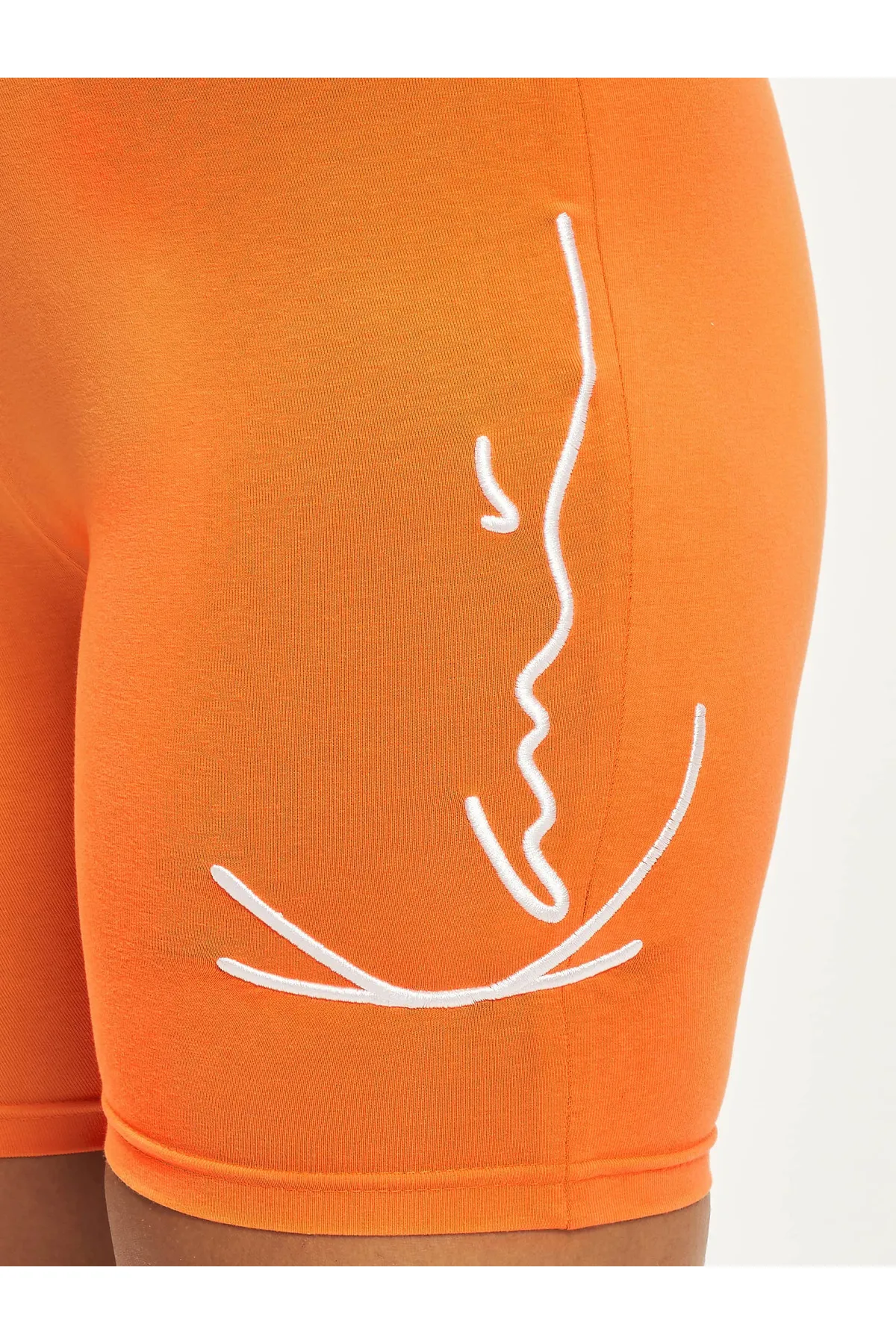 KARL KANI  Kurze Sporthose - Orange - Mittlerer Bund
