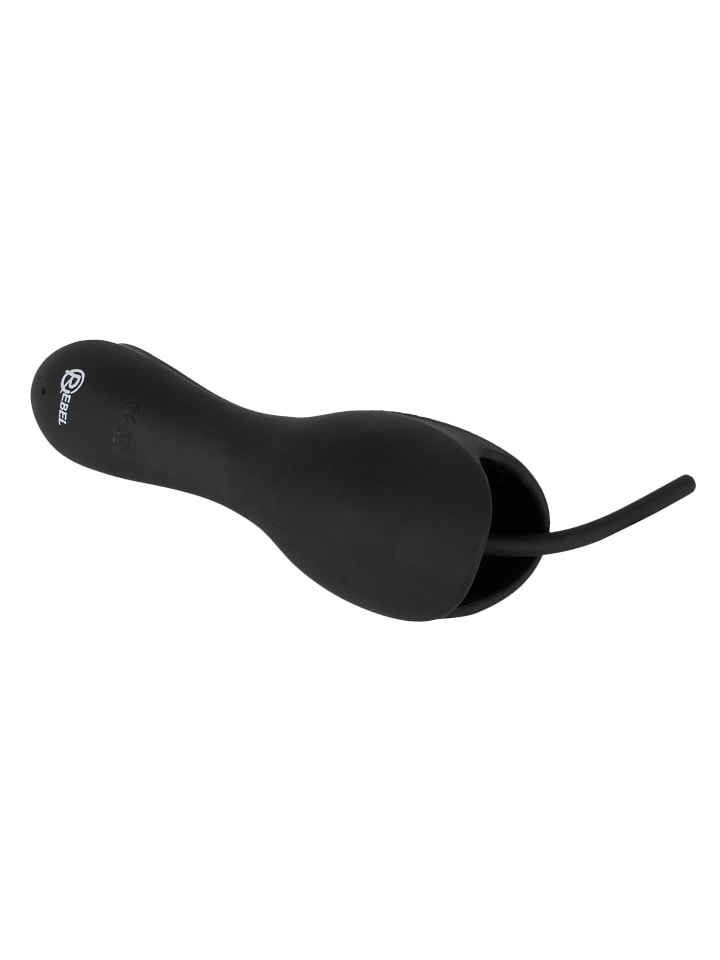 Rebel Masturbator mit Vibration Glans Masturbator with 3 attachable Dilators in schwarz günstig kaufen 14 cm