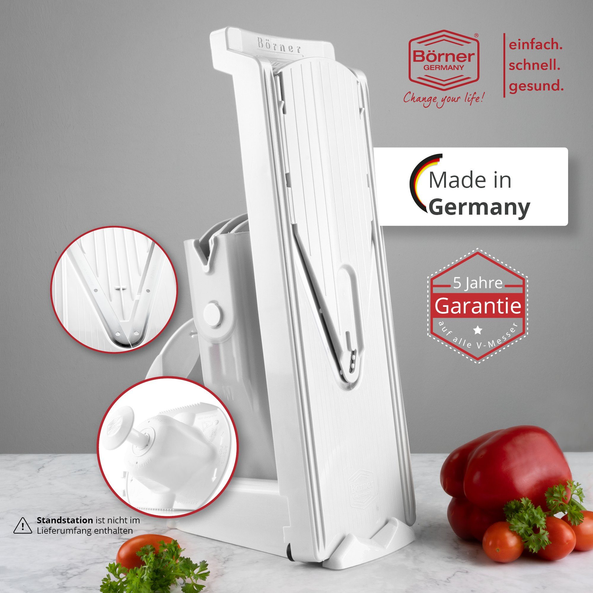 Börner Gemüsehobel Gemüsehobel V3 TrendLine Basis Set