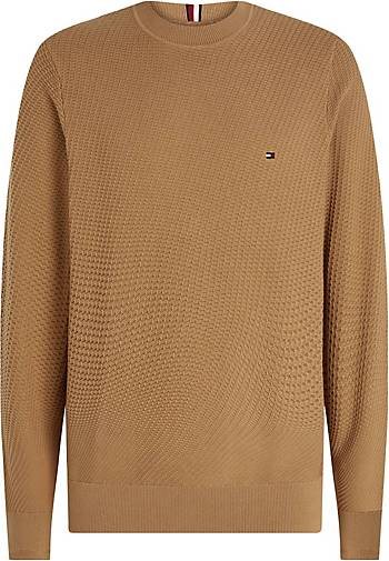 TOMMY HILFIGER Herren Strickpullover RECTANGULAR STRUCTURE CREW
