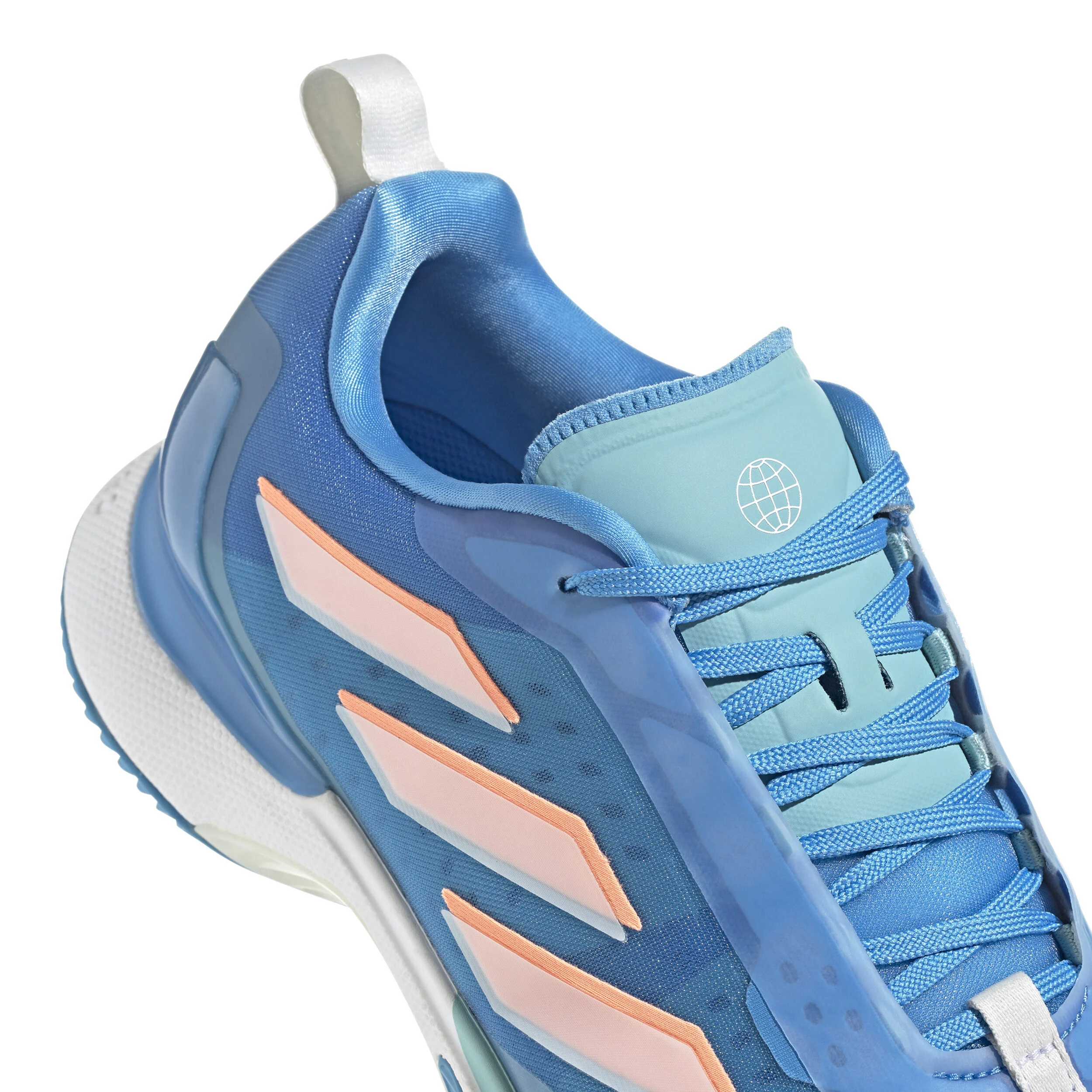 Avacourt Sandplatzschuh Damen - Blau, Weiß