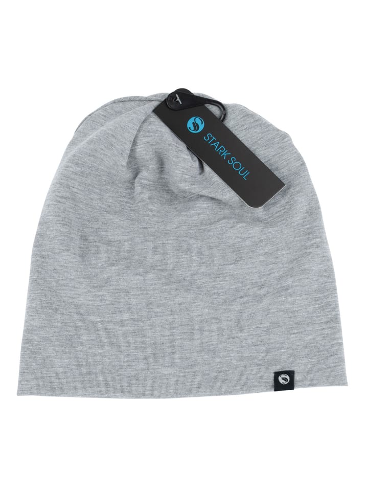 Stark Soul® Slouch Beanie Mütze Unisex in Hellgrau günstig kaufen onesize