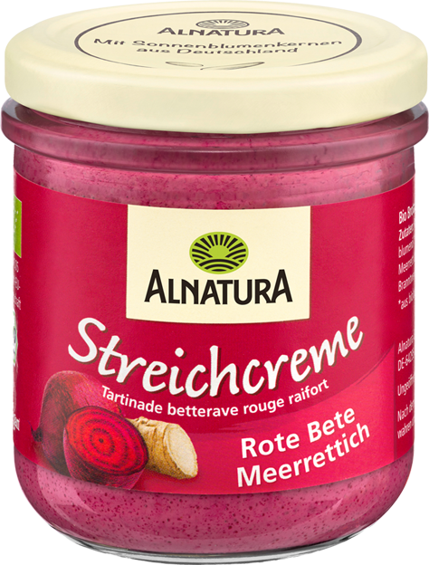 Alnatura Bio Streichcreme Rote Bete-Meerrettich