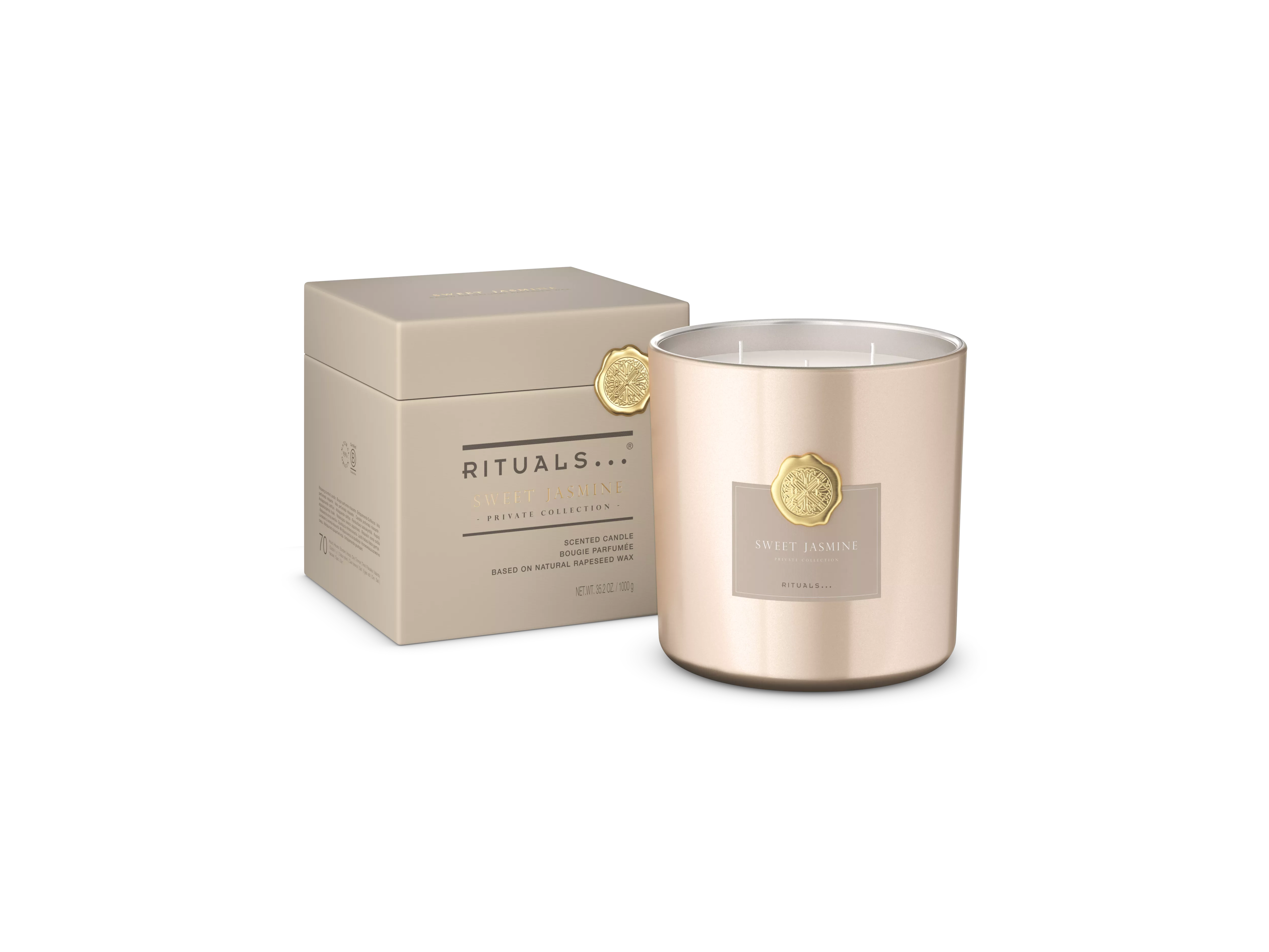 Bougie parfumée XL au jasmin doux