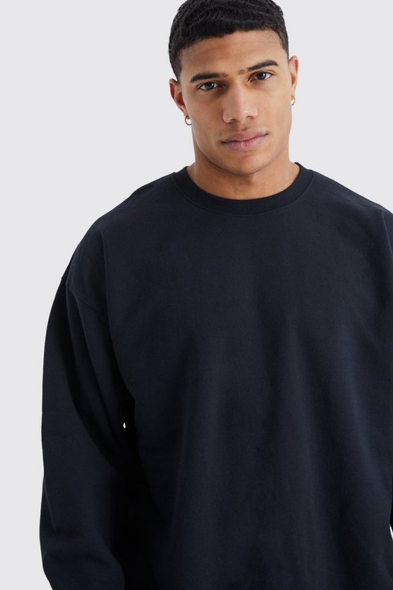 Oversize Sweatshirt mit Tauben-Print