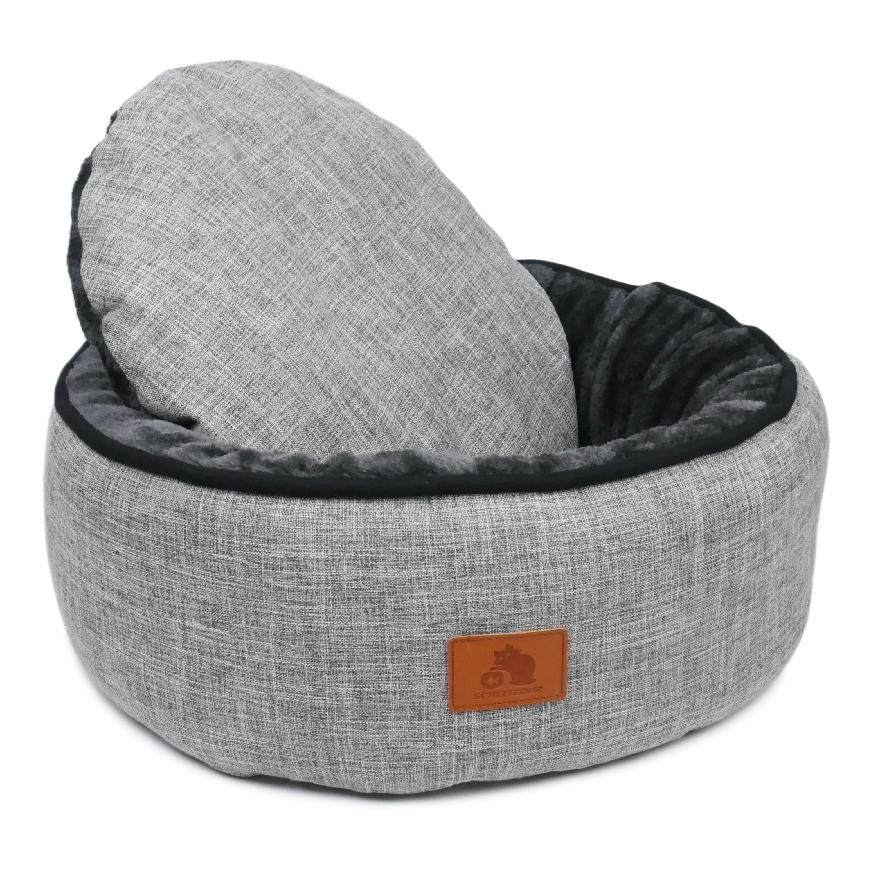 Schlitzohr Hundebetten Schlitzohr Donut Katzenbett Sissy rund