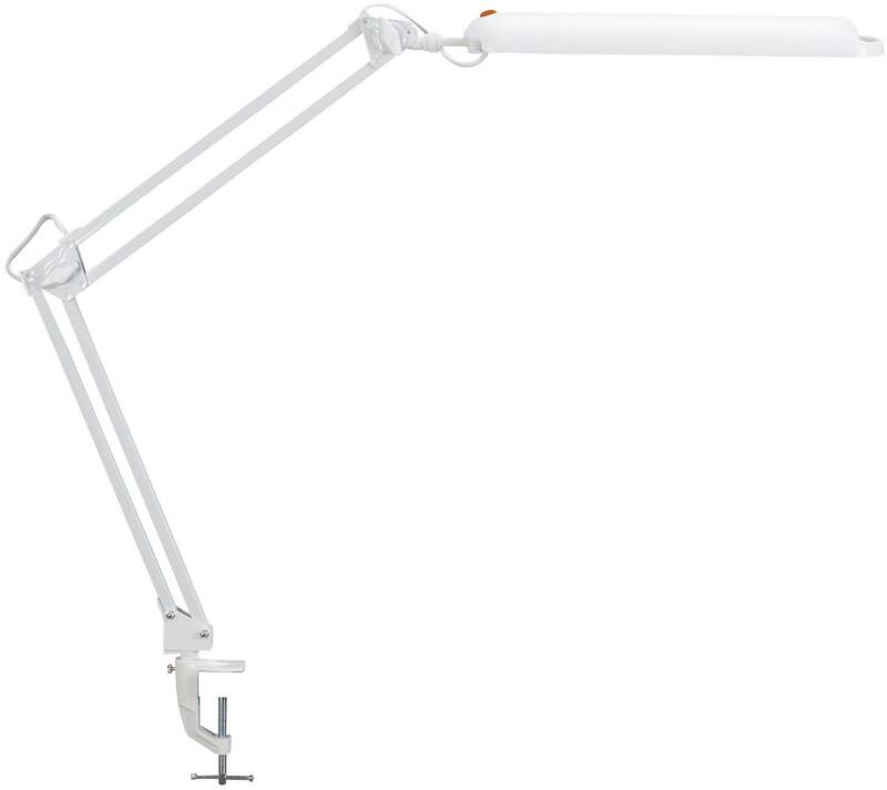 Maul Klemmbar Schreibtischlampe LED Weiß Steckdose 70 x 770 x 380 mm