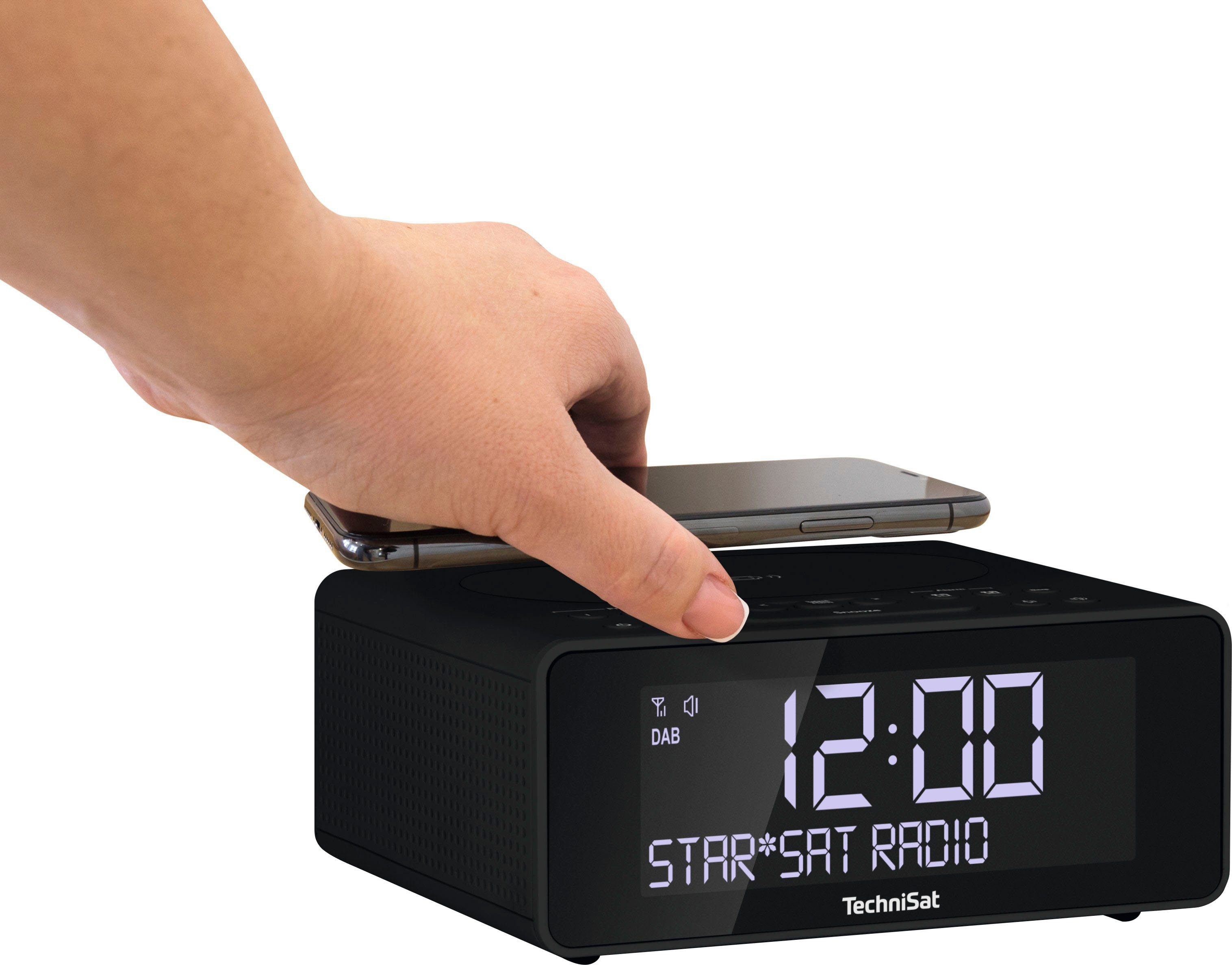 TechniSat Radiowecker DIGITRADIO 52 - Stereo Uhrenradio mit DAB+, Snooze-Funktion, dimmbares Display, Sleeptimer