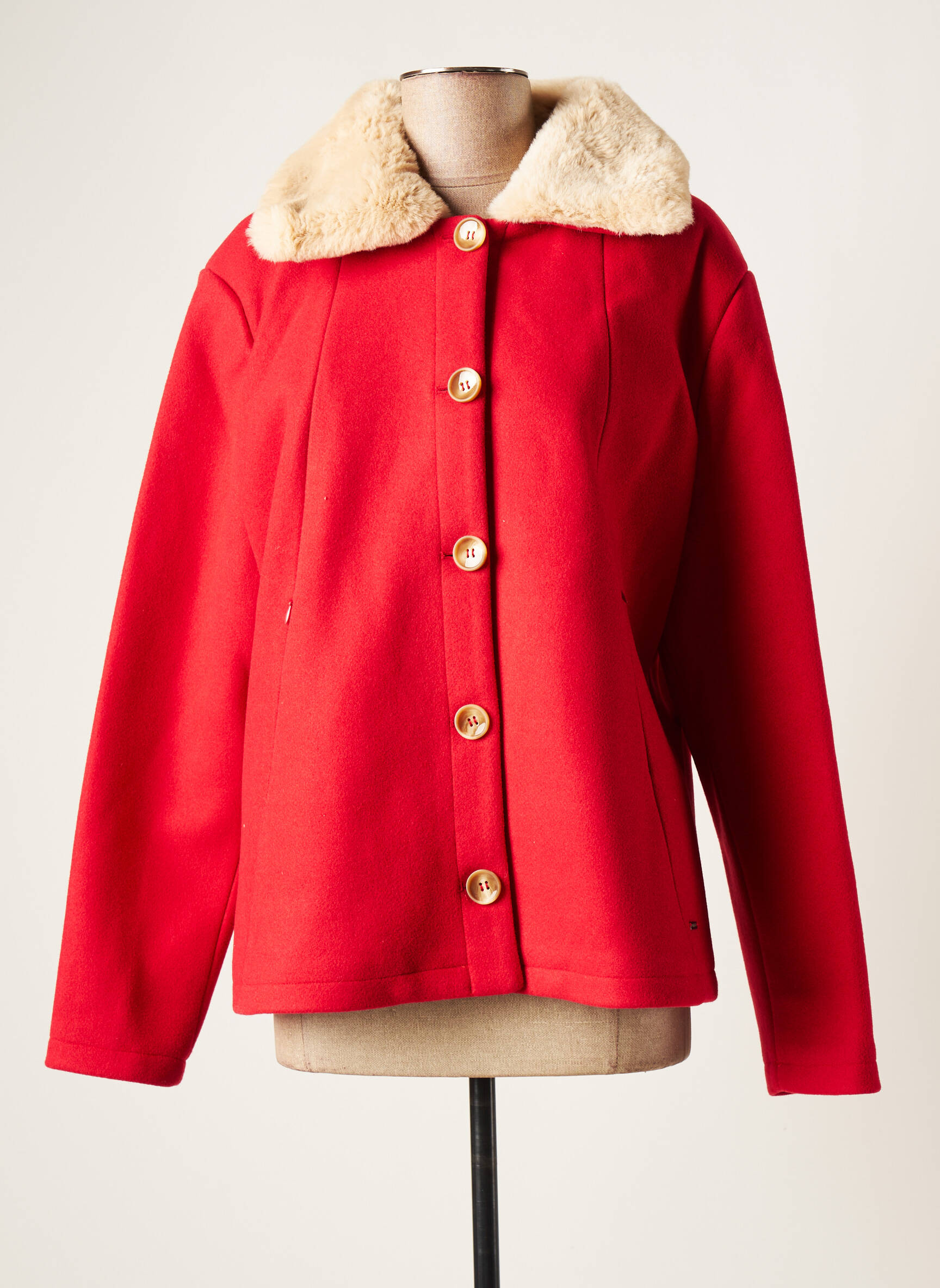 Thalassa Manteaux Courts Femme couleur rouge