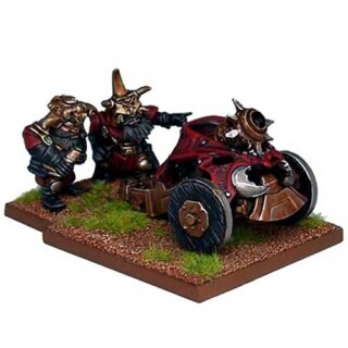 Abyssal Dwarf Angkor Heavy Mortar (Warmachine and Crew)