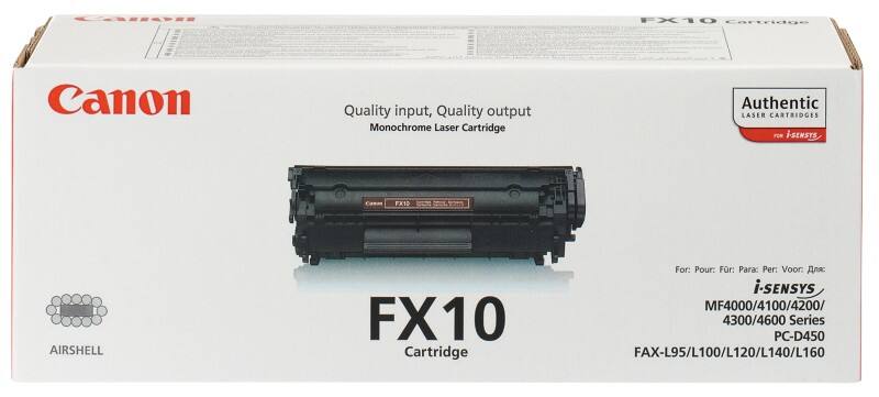 Canon FX 10 Original Tonerkartusche Schwarz