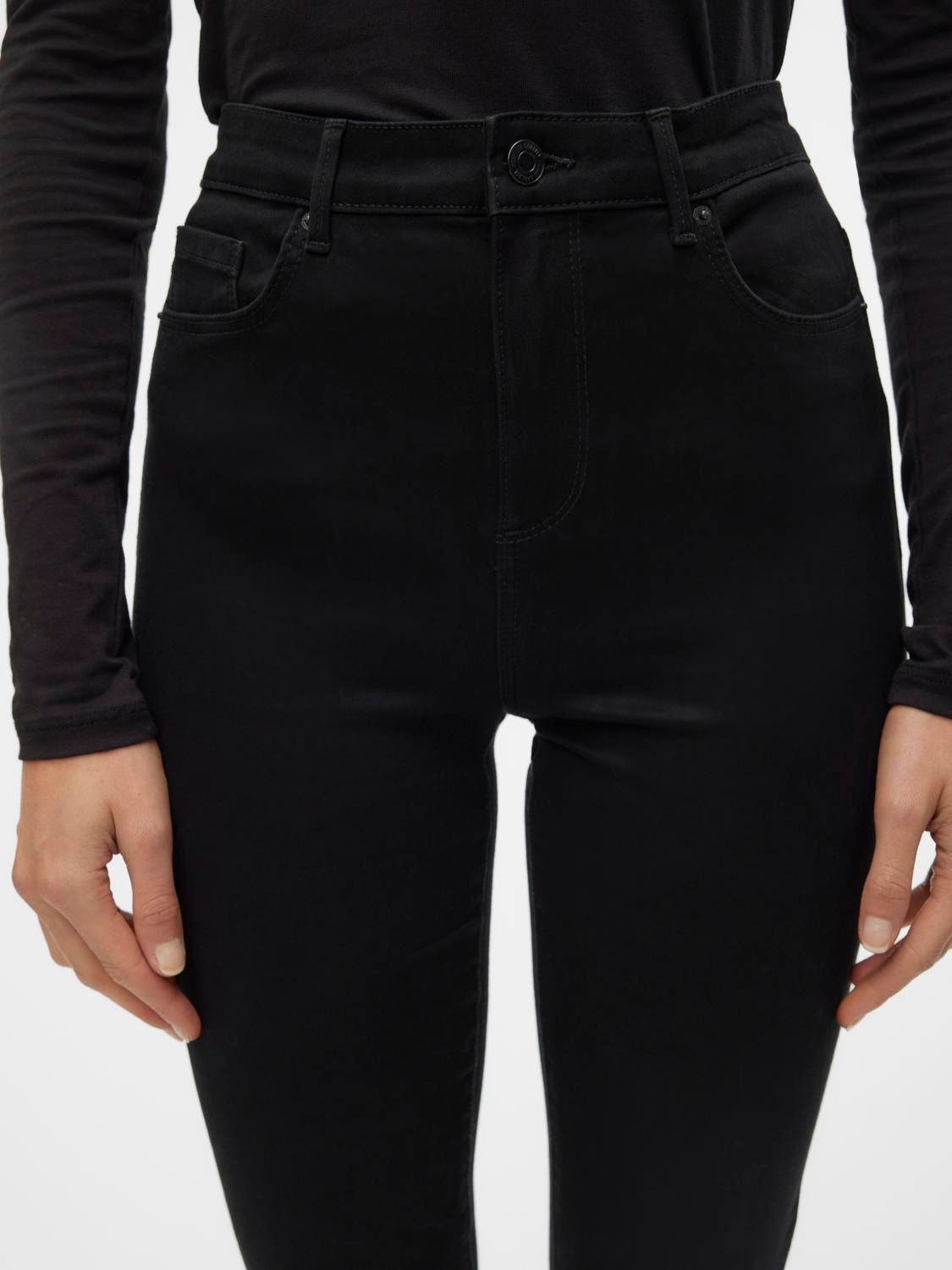 VMSOPHIA Hohe Taille Slim Fit Jeans