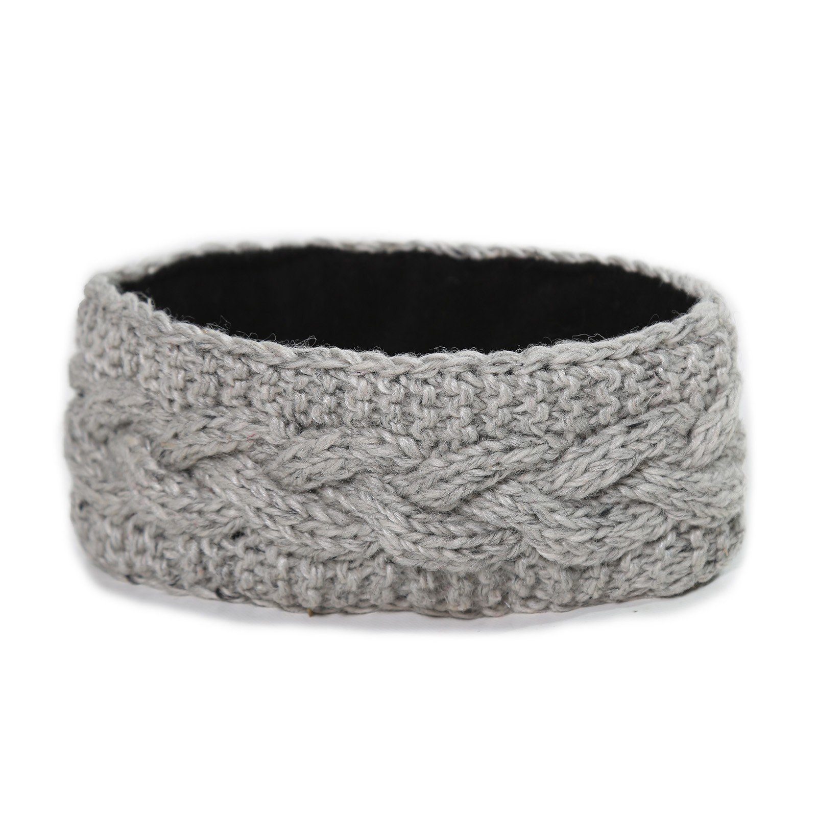 KUNST UND MAGIE Ohrenwärmer Kunst und Magie Ohrwärmer Stirnband Haarband aus Wolle gestrickt