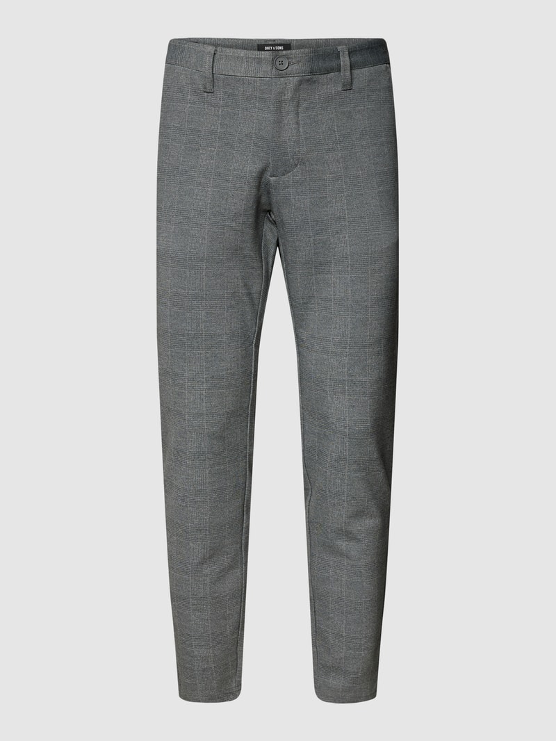 Tapered Fit Hose mit Stretch-Anteil Modell 'Mark' in anthrazit