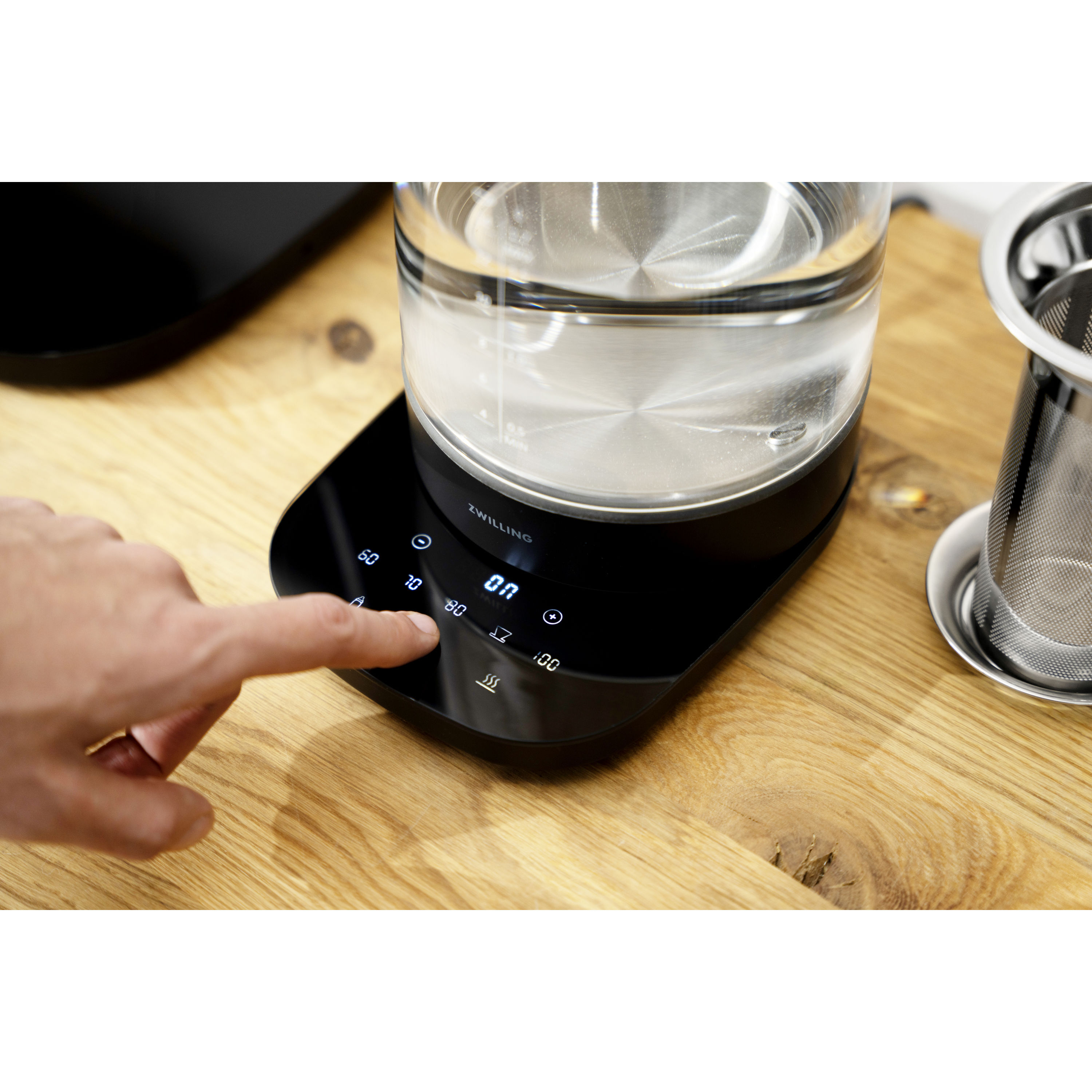 Wasserkocher, 1,7 l, Schwarz