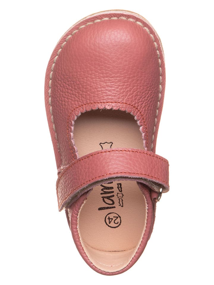 lamino Leder-Spangenballerinas in Rosa günstig kaufen