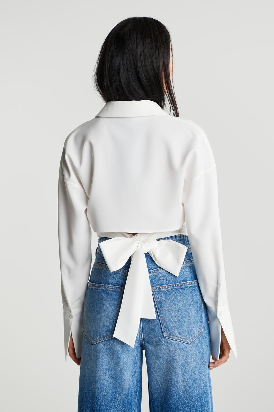 Mira open back shirt