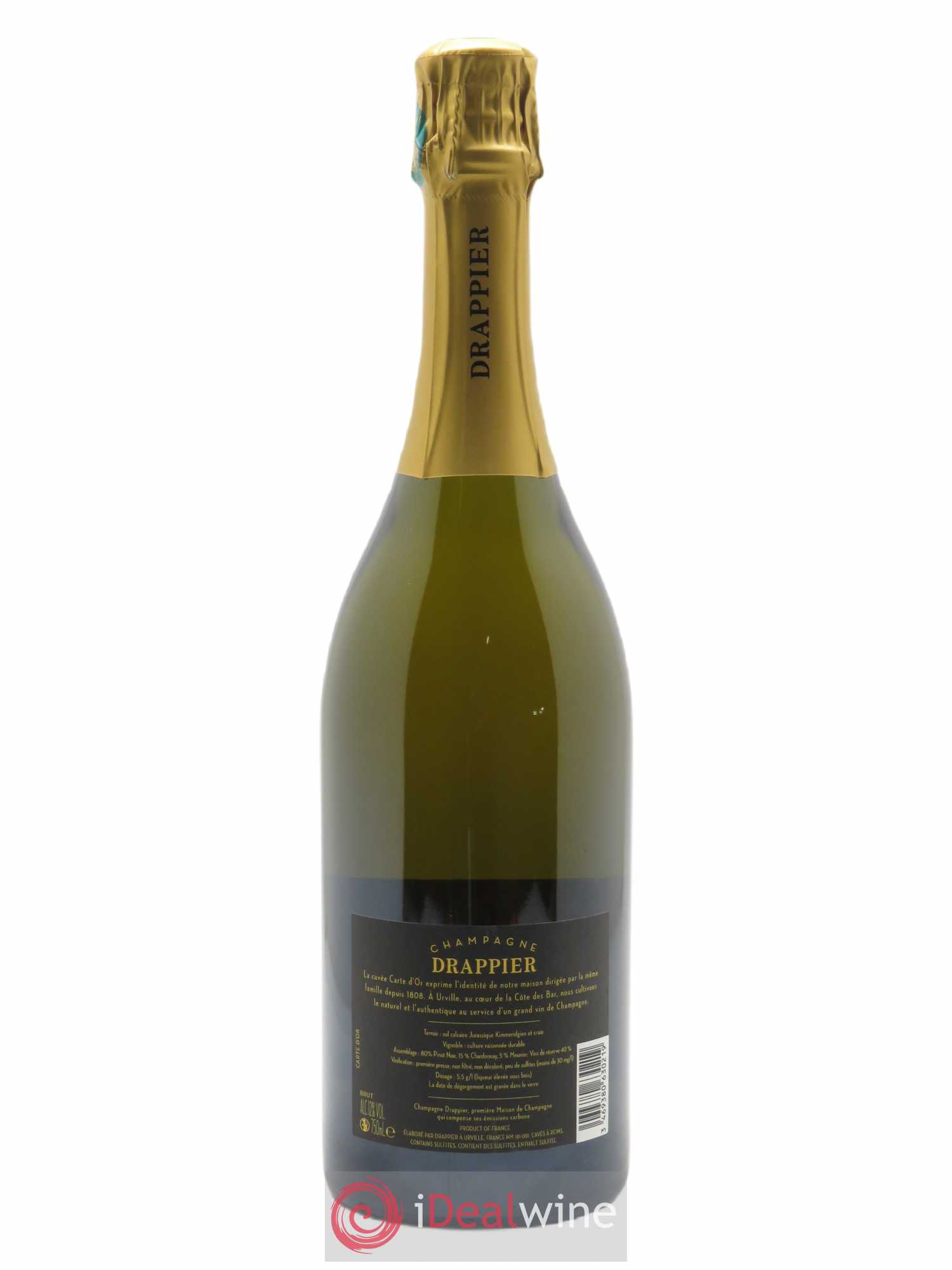 Carte d'Or Brut Drappier   - Lot de 1 Bouteille