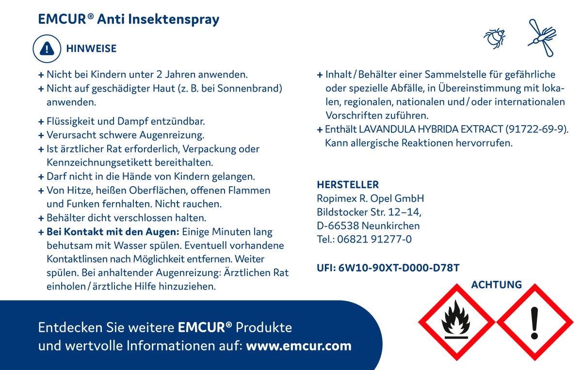 Insektenschutzspray Family, 75 ml