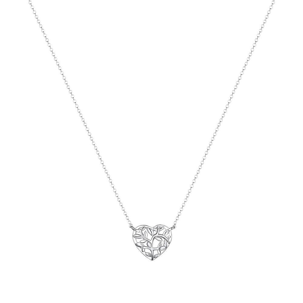 Elli Elli Collier Femme Arbre de Vie Coeur - (925/1000) Argent Bijoux