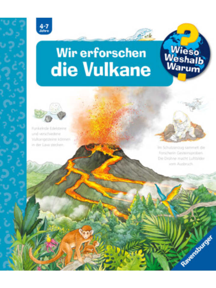 Ravensburger Verlag GmbH Buch - Wieso? Weshalb? Warum?, Band 4 - Wir erforschen die Vulkane günstig kaufen onesize