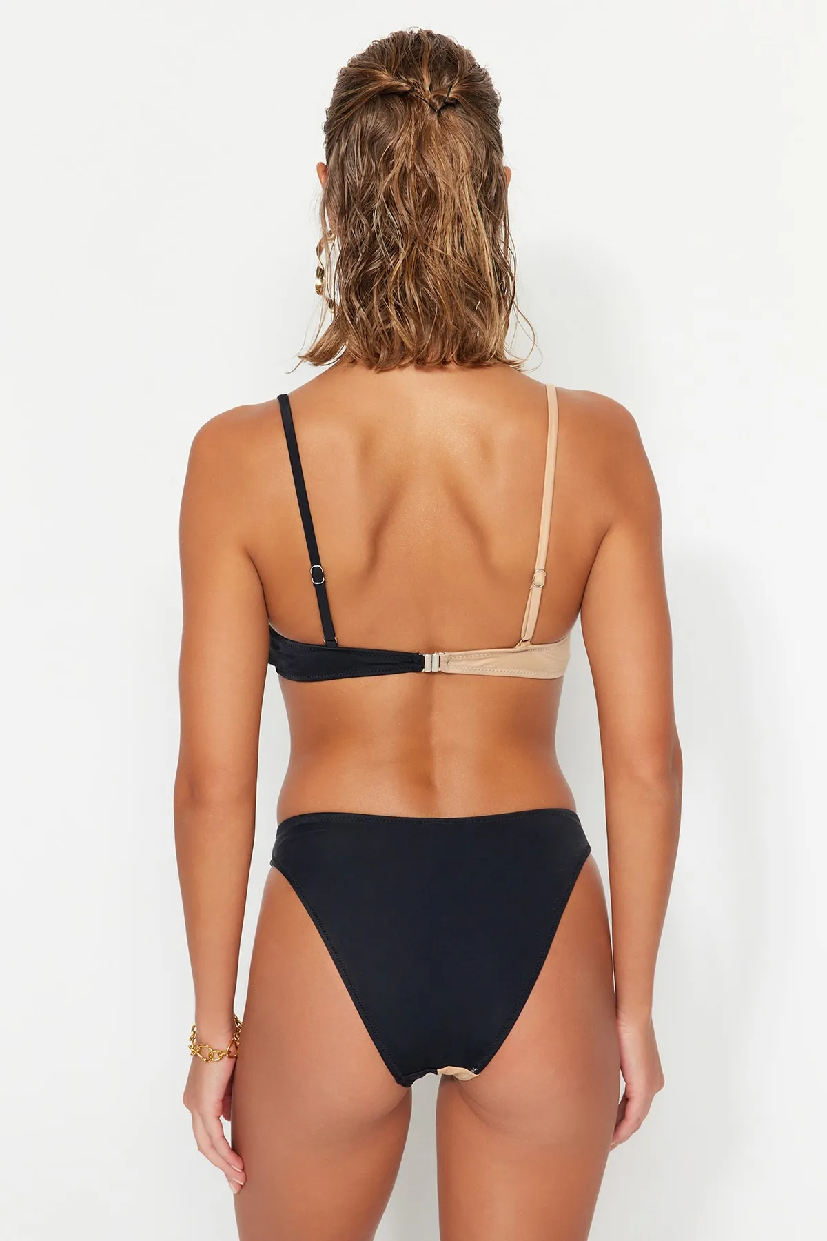Trendyol Collection  Bikini-Set - Schwarz - Unifarben