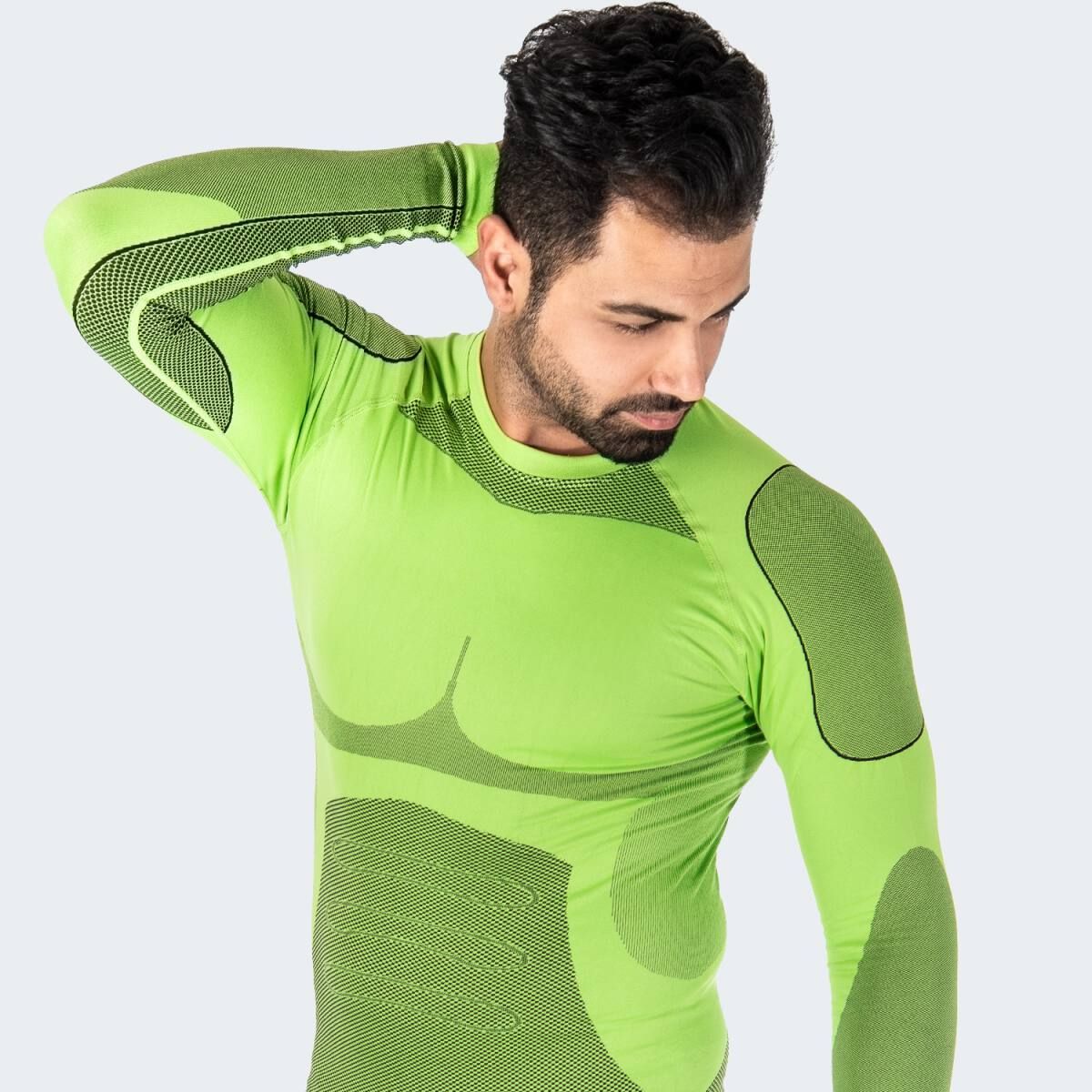 Black Snake Python Lime Herren Funktionsunterwäsche Set