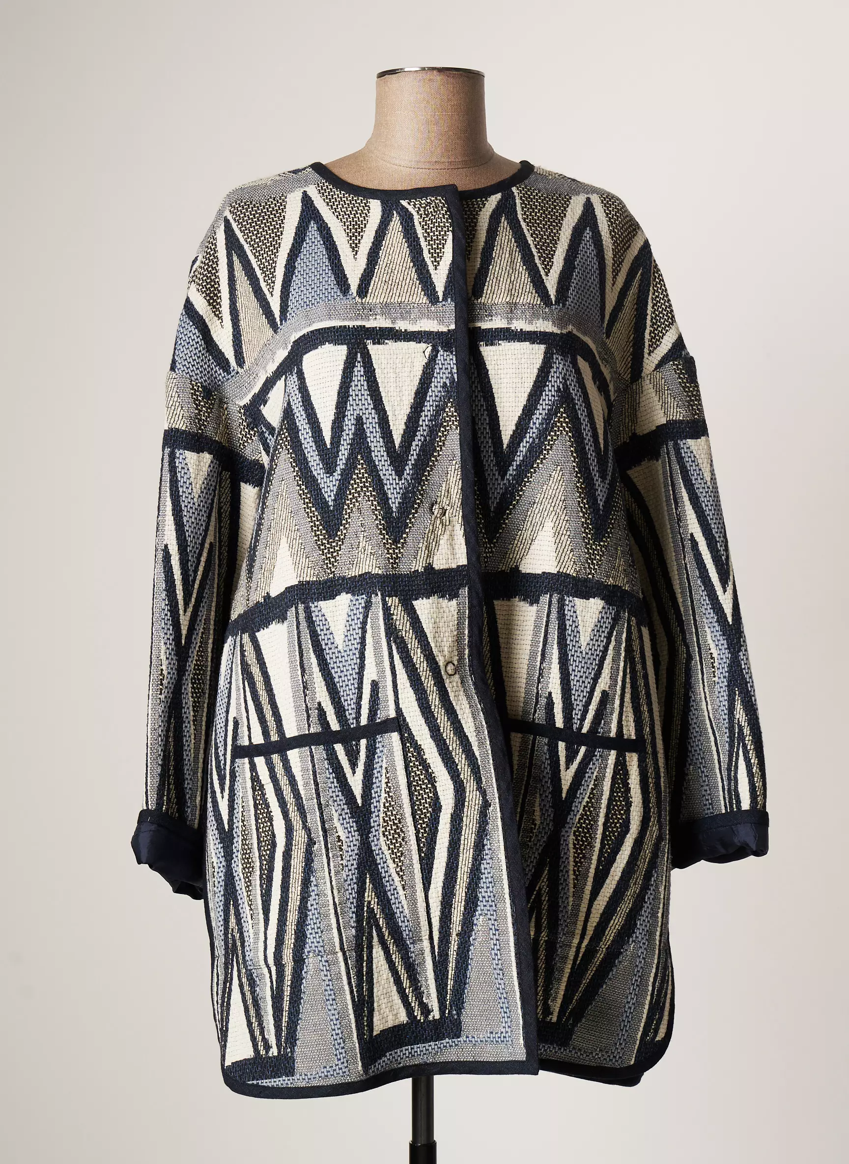Lauren Vidal Vestecasual Femme couleur bleu