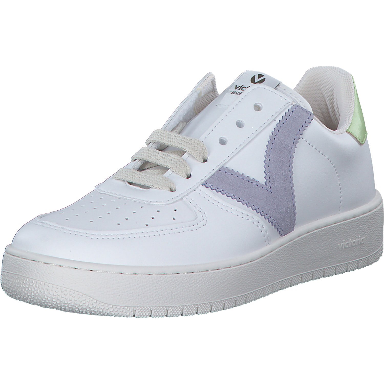 Victoria Madrid 1258201, Sneakers Low, Damen, Weiß - lila