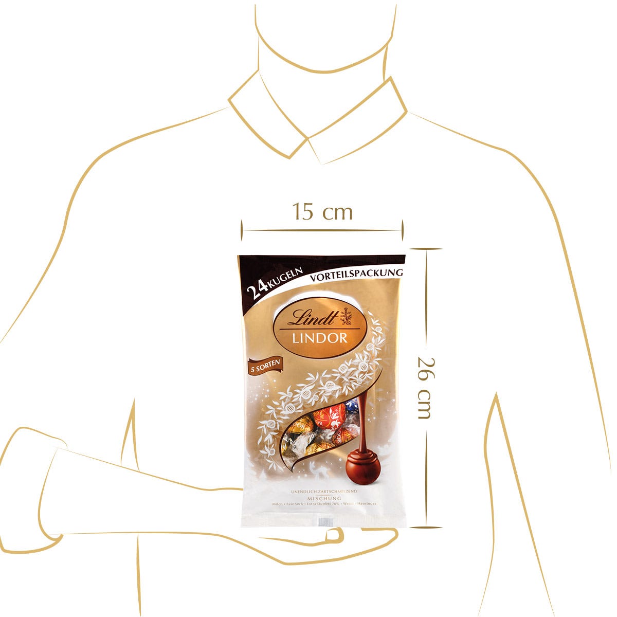 LINDOR XXL Mischbeutel, 300g