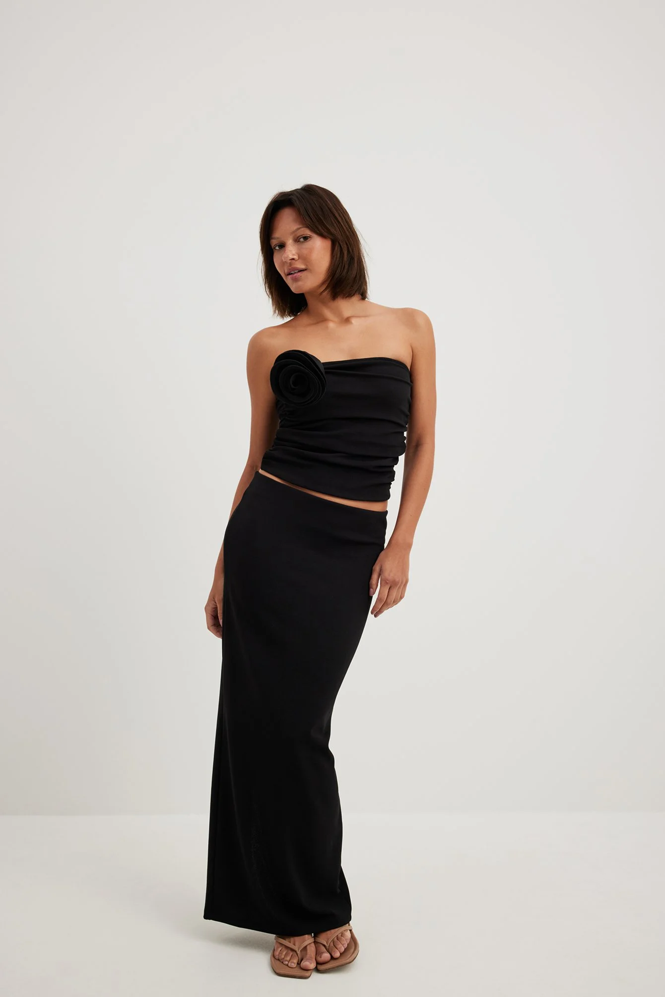 Jersey-Rock mit niedriger Taille