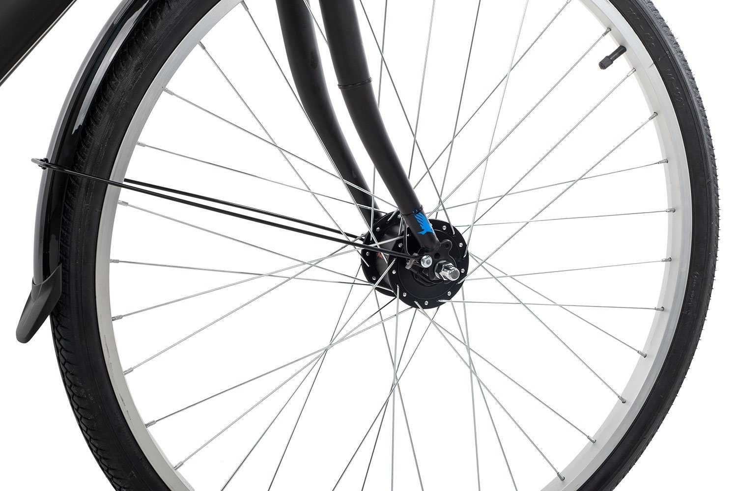 Adler Cityrad Stanford Trapez, 7 Gang Shimano Tourney 7 Schaltwerk, Kettenschaltung, Citybike schwarz/grau