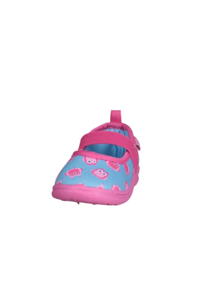 Playshoes Hausschuh Eulen in Türkis günstig kaufen
