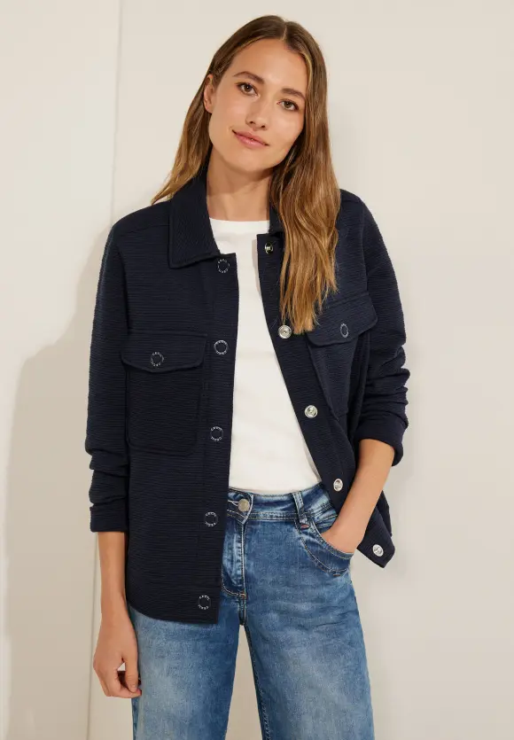 CECIL Shirtjacke mit Struktur