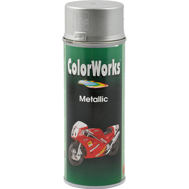 ColorWorks Spraymaling 400ml Metallic sølv Colorworks