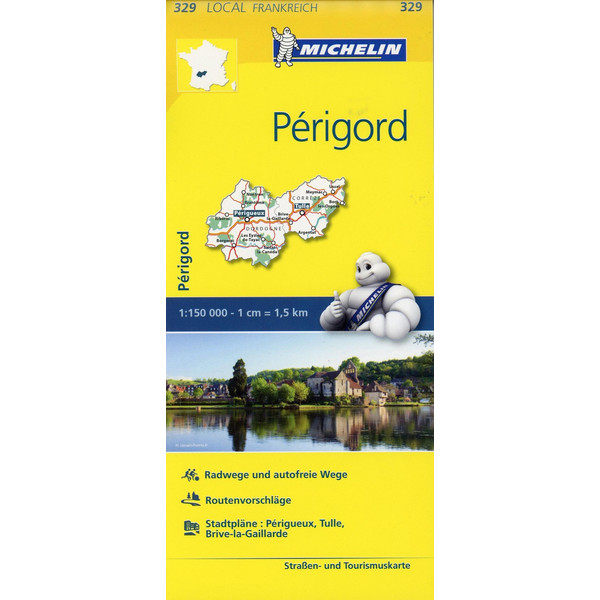 Michelin Perigord - Straßenkarte
