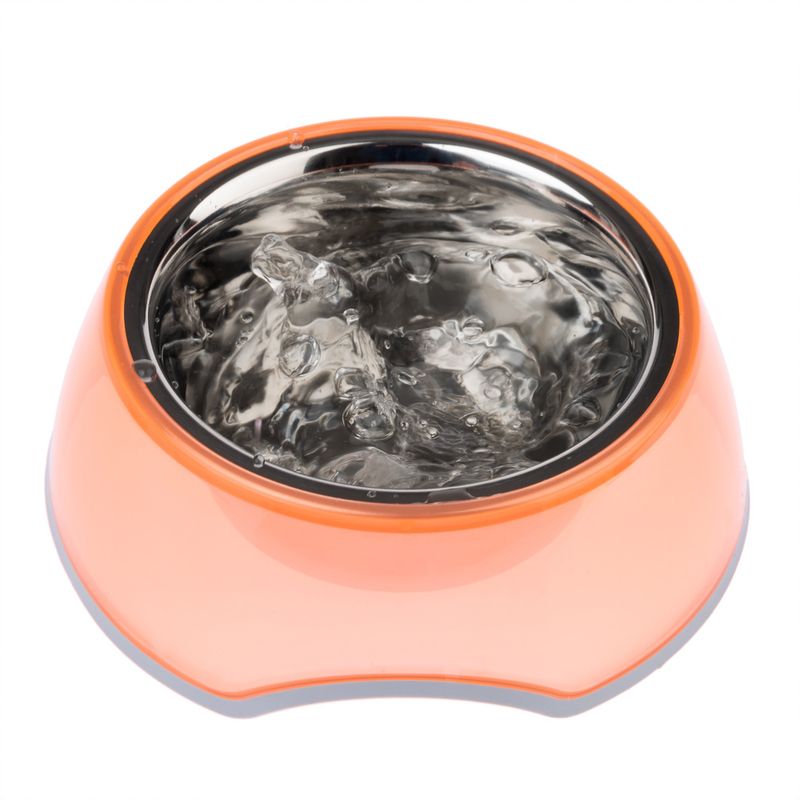 TIAKI Anti-Rutsch-Napf, transparent orange