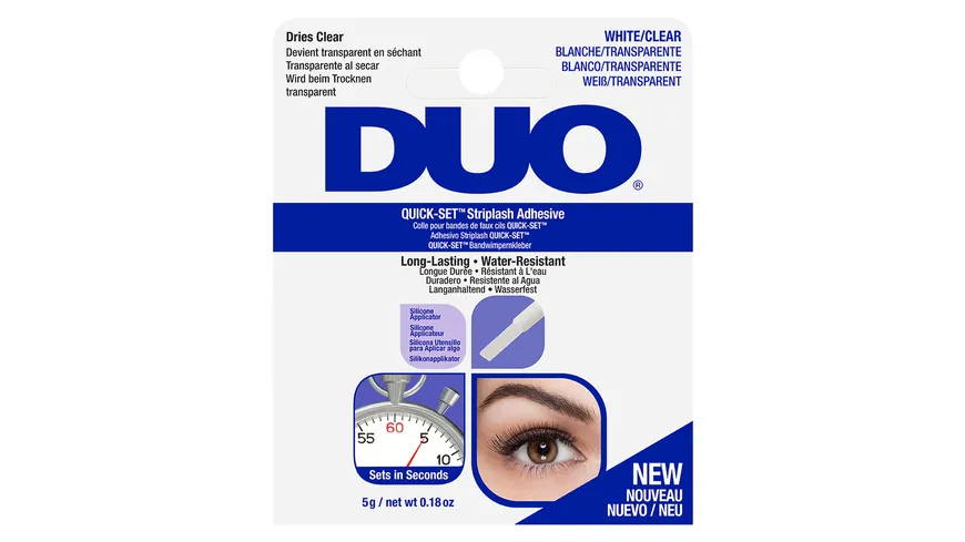 ARDELL Duo Quick-Set Transparent, Schwarz