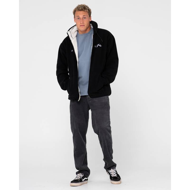 RUSTY IN LINE SHERPA ZIP THRU POLAR FLEECE Fleecejacke Herren