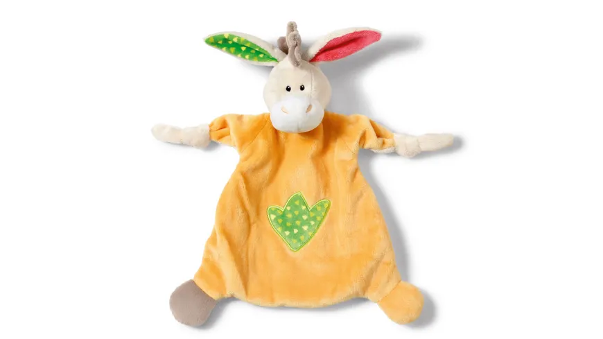 NICI Schmusetuch Esel 25x25cm 39241