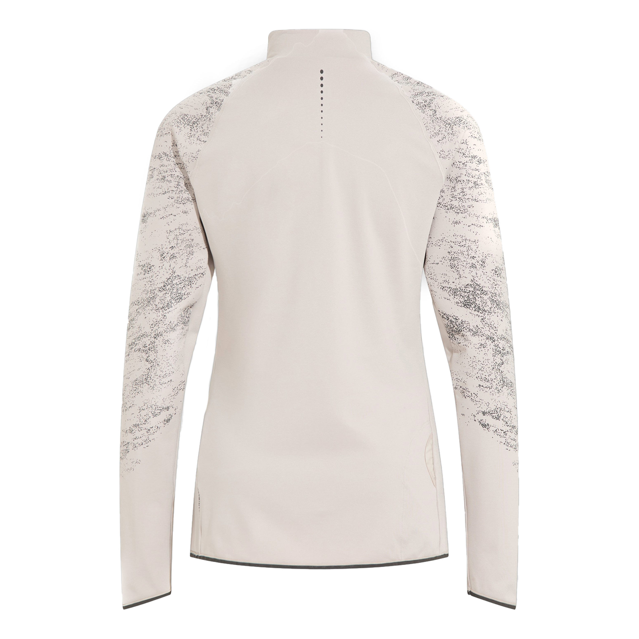 Zeroweight Ceramiwarm Reflective Mid Layer Half-Zip Lauftop Damen - Hellgrau