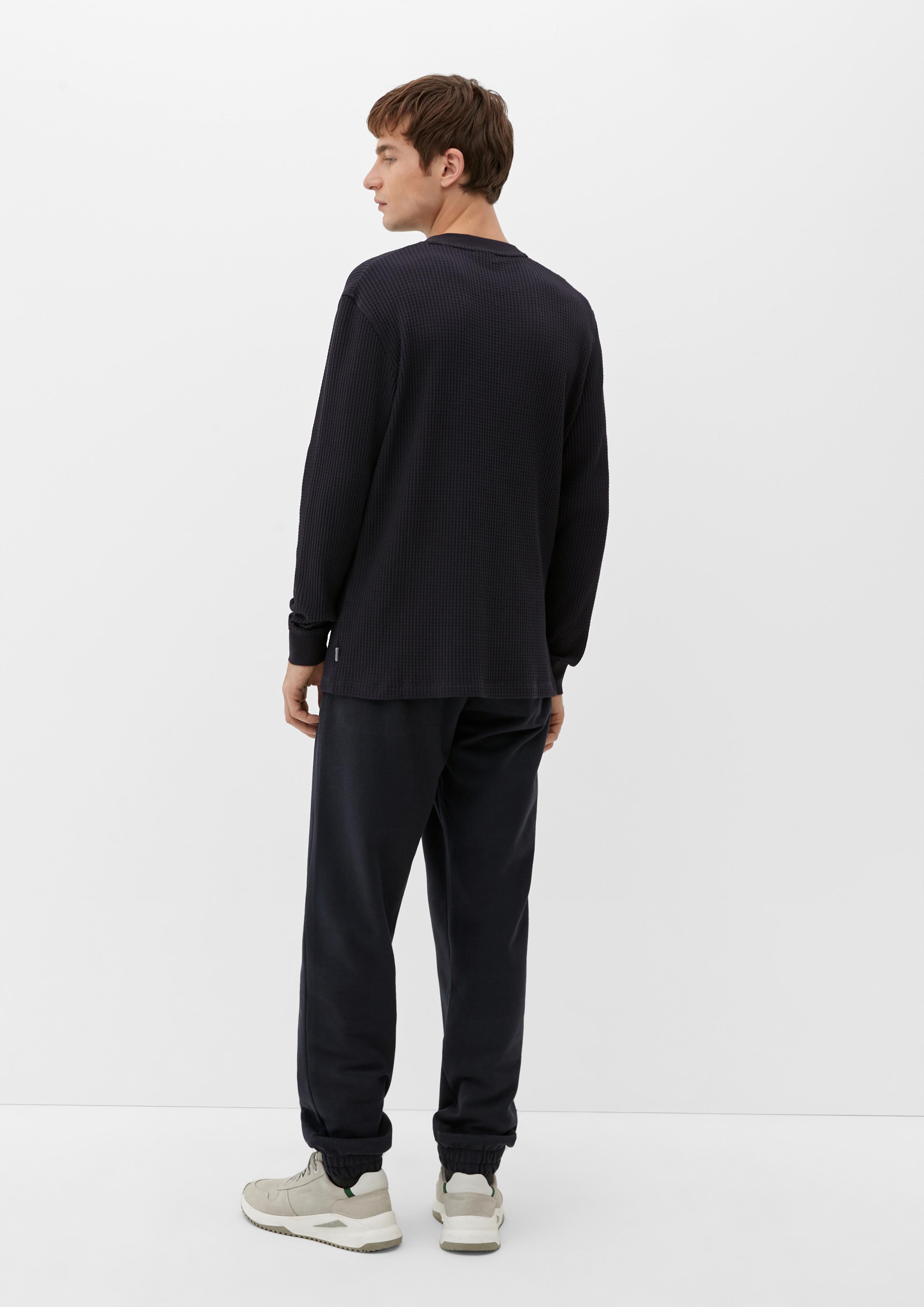 Longsleeve mit Waffelpiqué-Struktur  2125976-5930