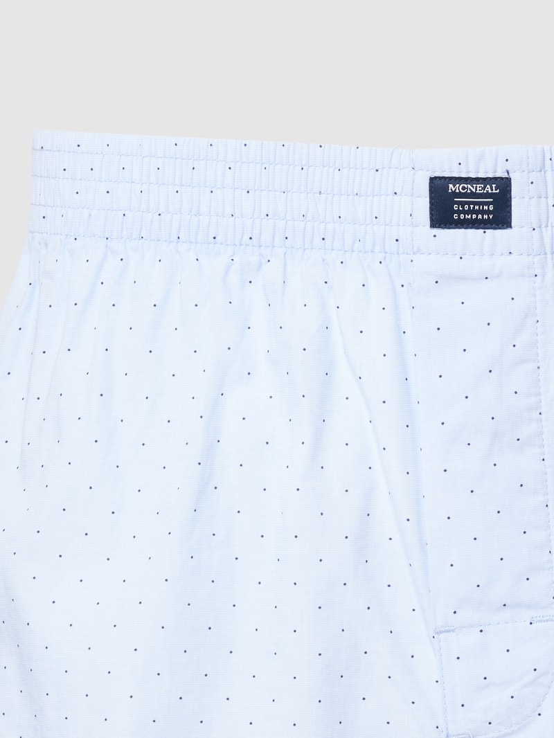 Boxershorts mit Label-Patch im 3er-Pack in marineblau