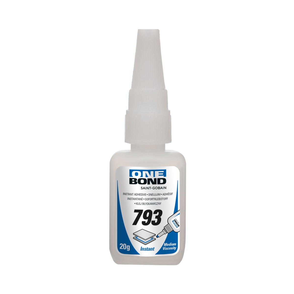 OneBond 78072764204 793 Супер лепак отпоран на топлоту за општу употребу